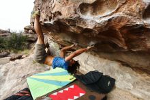 Bouldering in Hueco Tanks on 10/19/2018 with Blue Lizard Climbing and Yoga

Filename: SRM_20181019_0943000.jpg
Aperture: f/5.6
Shutter Speed: 1/500
Body: Canon EOS-1D Mark II
Lens: Canon EF 16-35mm f/2.8 L