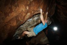 Bouldering in Hueco Tanks on 10/19/2018 with Blue Lizard Climbing and Yoga

Filename: SRM_20181019_1107230.jpg
Aperture: f/8.0
Shutter Speed: 1/250
Body: Canon EOS-1D Mark II
Lens: Canon EF 16-35mm f/2.8 L