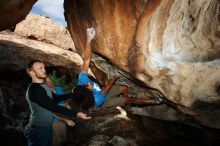 Bouldering in Hueco Tanks on 10/19/2018 with Blue Lizard Climbing and Yoga

Filename: SRM_20181019_1109240.jpg
Aperture: f/8.0
Shutter Speed: 1/250
Body: Canon EOS-1D Mark II
Lens: Canon EF 16-35mm f/2.8 L