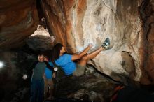 Bouldering in Hueco Tanks on 10/19/2018 with Blue Lizard Climbing and Yoga

Filename: SRM_20181019_1109360.jpg
Aperture: f/8.0
Shutter Speed: 1/250
Body: Canon EOS-1D Mark II
Lens: Canon EF 16-35mm f/2.8 L