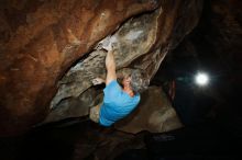 Bouldering in Hueco Tanks on 10/19/2018 with Blue Lizard Climbing and Yoga

Filename: SRM_20181019_1114570.jpg
Aperture: f/8.0
Shutter Speed: 1/250
Body: Canon EOS-1D Mark II
Lens: Canon EF 16-35mm f/2.8 L