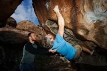 Bouldering in Hueco Tanks on 10/19/2018 with Blue Lizard Climbing and Yoga

Filename: SRM_20181019_1126490.jpg
Aperture: f/8.0
Shutter Speed: 1/250
Body: Canon EOS-1D Mark II
Lens: Canon EF 16-35mm f/2.8 L