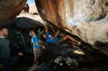 Bouldering in Hueco Tanks on 10/19/2018 with Blue Lizard Climbing and Yoga

Filename: SRM_20181019_1136100.jpg
Aperture: f/8.0
Shutter Speed: 1/250
Body: Canon EOS-1D Mark II
Lens: Canon EF 16-35mm f/2.8 L
