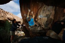 Bouldering in Hueco Tanks on 10/19/2018 with Blue Lizard Climbing and Yoga

Filename: SRM_20181019_1223550.jpg
Aperture: f/8.0
Shutter Speed: 1/250
Body: Canon EOS-1D Mark II
Lens: Canon EF 16-35mm f/2.8 L