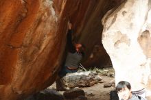 Bouldering in Hueco Tanks on 10/19/2018 with Blue Lizard Climbing and Yoga

Filename: SRM_20181019_1259240.jpg
Aperture: f/2.8
Shutter Speed: 1/1000
Body: Canon EOS-1D Mark II
Lens: Canon EF 50mm f/1.8 II