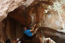 Bouldering in Hueco Tanks on 10/19/2018 with Blue Lizard Climbing and Yoga

Filename: SRM_20181019_1328330.jpg
Aperture: f/4.0
Shutter Speed: 1/320
Body: Canon EOS-1D Mark II
Lens: Canon EF 50mm f/1.8 II