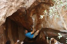 Bouldering in Hueco Tanks on 10/19/2018 with Blue Lizard Climbing and Yoga

Filename: SRM_20181019_1334490.jpg
Aperture: f/4.0
Shutter Speed: 1/320
Body: Canon EOS-1D Mark II
Lens: Canon EF 50mm f/1.8 II