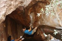 Bouldering in Hueco Tanks on 10/19/2018 with Blue Lizard Climbing and Yoga

Filename: SRM_20181019_1334520.jpg
Aperture: f/4.0
Shutter Speed: 1/320
Body: Canon EOS-1D Mark II
Lens: Canon EF 50mm f/1.8 II