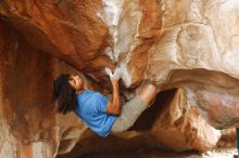 Bouldering in Hueco Tanks on 10/19/2018 with Blue Lizard Climbing and Yoga

Filename: SRM_20181019_1353590.jpg
Aperture: f/2.8
Shutter Speed: 1/250
Body: Canon EOS-1D Mark II
Lens: Canon EF 50mm f/1.8 II