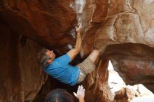 Bouldering in Hueco Tanks on 10/19/2018 with Blue Lizard Climbing and Yoga

Filename: SRM_20181019_1357170.jpg
Aperture: f/2.8
Shutter Speed: 1/500
Body: Canon EOS-1D Mark II
Lens: Canon EF 50mm f/1.8 II