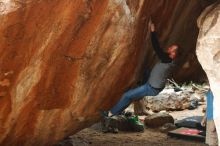 Bouldering in Hueco Tanks on 10/19/2018 with Blue Lizard Climbing and Yoga

Filename: SRM_20181019_1405130.jpg
Aperture: f/4.0
Shutter Speed: 1/500
Body: Canon EOS-1D Mark II
Lens: Canon EF 50mm f/1.8 II
