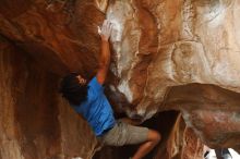 Bouldering in Hueco Tanks on 10/19/2018 with Blue Lizard Climbing and Yoga

Filename: SRM_20181019_1408032.jpg
Aperture: f/2.8
Shutter Speed: 1/400
Body: Canon EOS-1D Mark II
Lens: Canon EF 50mm f/1.8 II