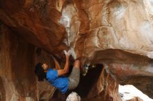 Bouldering in Hueco Tanks on 10/19/2018 with Blue Lizard Climbing and Yoga

Filename: SRM_20181019_1414050.jpg
Aperture: f/2.8
Shutter Speed: 1/320
Body: Canon EOS-1D Mark II
Lens: Canon EF 50mm f/1.8 II