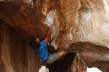 Bouldering in Hueco Tanks on 10/19/2018 with Blue Lizard Climbing and Yoga

Filename: SRM_20181019_1414061.jpg
Aperture: f/2.8
Shutter Speed: 1/320
Body: Canon EOS-1D Mark II
Lens: Canon EF 50mm f/1.8 II