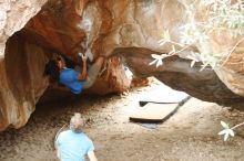 Bouldering in Hueco Tanks on 10/19/2018 with Blue Lizard Climbing and Yoga

Filename: SRM_20181019_1430570.jpg
Aperture: f/3.5
Shutter Speed: 1/400
Body: Canon EOS-1D Mark II
Lens: Canon EF 50mm f/1.8 II