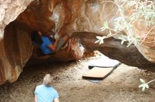 Bouldering in Hueco Tanks on 10/19/2018 with Blue Lizard Climbing and Yoga

Filename: SRM_20181019_1430580.jpg
Aperture: f/3.5
Shutter Speed: 1/400
Body: Canon EOS-1D Mark II
Lens: Canon EF 50mm f/1.8 II