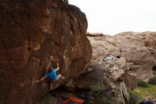Bouldering in Hueco Tanks on 10/19/2018 with Blue Lizard Climbing and Yoga

Filename: SRM_20181019_1456170.jpg
Aperture: f/5.6
Shutter Speed: 1/500
Body: Canon EOS-1D Mark II
Lens: Canon EF 16-35mm f/2.8 L