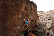 Bouldering in Hueco Tanks on 10/19/2018 with Blue Lizard Climbing and Yoga

Filename: SRM_20181019_1456260.jpg
Aperture: f/5.6
Shutter Speed: 1/400
Body: Canon EOS-1D Mark II
Lens: Canon EF 16-35mm f/2.8 L