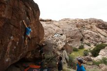 Bouldering in Hueco Tanks on 10/19/2018 with Blue Lizard Climbing and Yoga

Filename: SRM_20181019_1456440.jpg
Aperture: f/5.6
Shutter Speed: 1/800
Body: Canon EOS-1D Mark II
Lens: Canon EF 16-35mm f/2.8 L