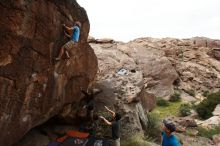 Bouldering in Hueco Tanks on 10/19/2018 with Blue Lizard Climbing and Yoga

Filename: SRM_20181019_1457010.jpg
Aperture: f/5.6
Shutter Speed: 1/640
Body: Canon EOS-1D Mark II
Lens: Canon EF 16-35mm f/2.8 L
