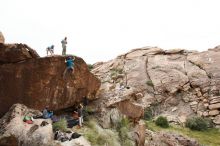 Bouldering in Hueco Tanks on 10/19/2018 with Blue Lizard Climbing and Yoga

Filename: SRM_20181019_1500130.jpg
Aperture: f/5.6
Shutter Speed: 1/500
Body: Canon EOS-1D Mark II
Lens: Canon EF 16-35mm f/2.8 L