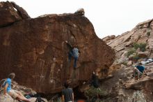 Bouldering in Hueco Tanks on 10/19/2018 with Blue Lizard Climbing and Yoga

Filename: SRM_20181019_1505060.jpg
Aperture: f/5.6
Shutter Speed: 1/500
Body: Canon EOS-1D Mark II
Lens: Canon EF 16-35mm f/2.8 L