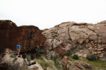 Bouldering in Hueco Tanks on 10/19/2018 with Blue Lizard Climbing and Yoga

Filename: SRM_20181019_1514550.jpg
Aperture: f/5.6
Shutter Speed: 1/500
Body: Canon EOS-1D Mark II
Lens: Canon EF 16-35mm f/2.8 L