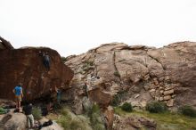 Bouldering in Hueco Tanks on 10/19/2018 with Blue Lizard Climbing and Yoga

Filename: SRM_20181019_1515220.jpg
Aperture: f/5.6
Shutter Speed: 1/500
Body: Canon EOS-1D Mark II
Lens: Canon EF 16-35mm f/2.8 L