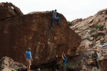 Bouldering in Hueco Tanks on 10/19/2018 with Blue Lizard Climbing and Yoga

Filename: SRM_20181019_1515380.jpg
Aperture: f/5.6
Shutter Speed: 1/500
Body: Canon EOS-1D Mark II
Lens: Canon EF 16-35mm f/2.8 L