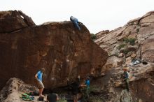 Bouldering in Hueco Tanks on 10/19/2018 with Blue Lizard Climbing and Yoga

Filename: SRM_20181019_1515460.jpg
Aperture: f/5.6
Shutter Speed: 1/500
Body: Canon EOS-1D Mark II
Lens: Canon EF 16-35mm f/2.8 L
