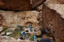 Bouldering in Hueco Tanks on 10/19/2018 with Blue Lizard Climbing and Yoga

Filename: SRM_20181019_1527240.jpg
Aperture: f/5.6
Shutter Speed: 1/320
Body: Canon EOS-1D Mark II
Lens: Canon EF 16-35mm f/2.8 L