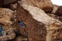 Bouldering in Hueco Tanks on 10/19/2018 with Blue Lizard Climbing and Yoga

Filename: SRM_20181019_1527520.jpg
Aperture: f/5.6
Shutter Speed: 1/320
Body: Canon EOS-1D Mark II
Lens: Canon EF 16-35mm f/2.8 L