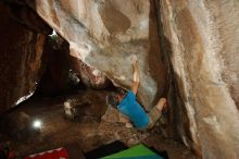 Bouldering in Hueco Tanks on 10/19/2018 with Blue Lizard Climbing and Yoga

Filename: SRM_20181019_1703000.jpg
Aperture: f/5.6
Shutter Speed: 1/250
Body: Canon EOS-1D Mark II
Lens: Canon EF 16-35mm f/2.8 L