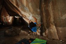 Bouldering in Hueco Tanks on 10/19/2018 with Blue Lizard Climbing and Yoga

Filename: SRM_20181019_1731330.jpg
Aperture: f/7.1
Shutter Speed: 1/250
Body: Canon EOS-1D Mark II
Lens: Canon EF 16-35mm f/2.8 L