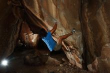 Bouldering in Hueco Tanks on 10/19/2018 with Blue Lizard Climbing and Yoga

Filename: SRM_20181019_1731490.jpg
Aperture: f/7.1
Shutter Speed: 1/250
Body: Canon EOS-1D Mark II
Lens: Canon EF 16-35mm f/2.8 L