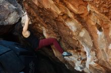 Bouldering in Hueco Tanks on 11/02/2018 with Blue Lizard Climbing and Yoga

Filename: SRM_20181102_1015140.jpg
Aperture: f/4.0
Shutter Speed: 1/250
Body: Canon EOS-1D Mark II
Lens: Canon EF 50mm f/1.8 II