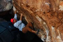 Bouldering in Hueco Tanks on 11/02/2018 with Blue Lizard Climbing and Yoga

Filename: SRM_20181102_1017080.jpg
Aperture: f/4.0
Shutter Speed: 1/320
Body: Canon EOS-1D Mark II
Lens: Canon EF 50mm f/1.8 II