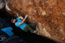 Bouldering in Hueco Tanks on 11/02/2018 with Blue Lizard Climbing and Yoga

Filename: SRM_20181102_1027230.jpg
Aperture: f/4.0
Shutter Speed: 1/400
Body: Canon EOS-1D Mark II
Lens: Canon EF 50mm f/1.8 II