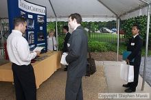 Numerous students wait to talk to Chrysler recruiters.

Filename: crw_0785_std.jpg
Aperture: f/7.1
Shutter Speed: 1/160
Body: Canon EOS DIGITAL REBEL
Lens: Canon EF-S 18-55mm f/3.5-5.6