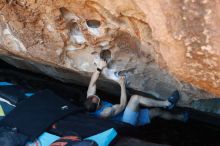 Bouldering in Hueco Tanks on 11/02/2018 with Blue Lizard Climbing and Yoga

Filename: SRM_20181102_1044050.jpg
Aperture: f/4.0
Shutter Speed: 1/320
Body: Canon EOS-1D Mark II
Lens: Canon EF 50mm f/1.8 II