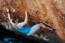 Bouldering in Hueco Tanks on 11/02/2018 with Blue Lizard Climbing and Yoga

Filename: SRM_20181102_1044260.jpg
Aperture: f/4.0
Shutter Speed: 1/640
Body: Canon EOS-1D Mark II
Lens: Canon EF 50mm f/1.8 II