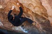 Bouldering in Hueco Tanks on 11/02/2018 with Blue Lizard Climbing and Yoga

Filename: SRM_20181102_1110171.jpg
Aperture: f/4.0
Shutter Speed: 1/320
Body: Canon EOS-1D Mark II
Lens: Canon EF 50mm f/1.8 II