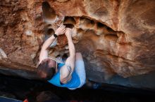 Bouldering in Hueco Tanks on 11/02/2018 with Blue Lizard Climbing and Yoga

Filename: SRM_20181102_1128360.jpg
Aperture: f/4.0
Shutter Speed: 1/320
Body: Canon EOS-1D Mark II
Lens: Canon EF 16-35mm f/2.8 L