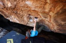 Bouldering in Hueco Tanks on 11/02/2018 with Blue Lizard Climbing and Yoga

Filename: SRM_20181102_1134450.jpg
Aperture: f/4.0
Shutter Speed: 1/320
Body: Canon EOS-1D Mark II
Lens: Canon EF 16-35mm f/2.8 L