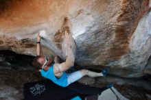 Bouldering in Hueco Tanks on 11/02/2018 with Blue Lizard Climbing and Yoga

Filename: SRM_20181102_1206270.jpg
Aperture: f/4.0
Shutter Speed: 1/320
Body: Canon EOS-1D Mark II
Lens: Canon EF 16-35mm f/2.8 L