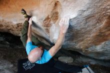 Bouldering in Hueco Tanks on 11/02/2018 with Blue Lizard Climbing and Yoga

Filename: SRM_20181102_1210533.jpg
Aperture: f/4.0
Shutter Speed: 1/320
Body: Canon EOS-1D Mark II
Lens: Canon EF 16-35mm f/2.8 L