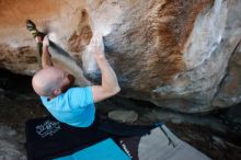 Bouldering in Hueco Tanks on 11/02/2018 with Blue Lizard Climbing and Yoga

Filename: SRM_20181102_1210570.jpg
Aperture: f/4.0
Shutter Speed: 1/320
Body: Canon EOS-1D Mark II
Lens: Canon EF 16-35mm f/2.8 L