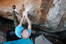 Bouldering in Hueco Tanks on 11/02/2018 with Blue Lizard Climbing and Yoga

Filename: SRM_20181102_1210590.jpg
Aperture: f/4.0
Shutter Speed: 1/320
Body: Canon EOS-1D Mark II
Lens: Canon EF 16-35mm f/2.8 L