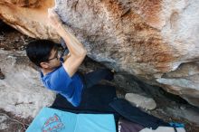 Bouldering in Hueco Tanks on 11/02/2018 with Blue Lizard Climbing and Yoga

Filename: SRM_20181102_1212270.jpg
Aperture: f/4.0
Shutter Speed: 1/160
Body: Canon EOS-1D Mark II
Lens: Canon EF 16-35mm f/2.8 L