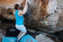 Bouldering in Hueco Tanks on 11/02/2018 with Blue Lizard Climbing and Yoga

Filename: SRM_20181102_1219090.jpg
Aperture: f/4.0
Shutter Speed: 1/250
Body: Canon EOS-1D Mark II
Lens: Canon EF 16-35mm f/2.8 L
